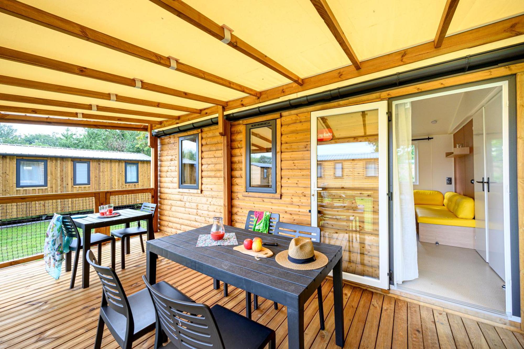 Le Camping Grand Cerf Hotell Gimouille Exteriör bild